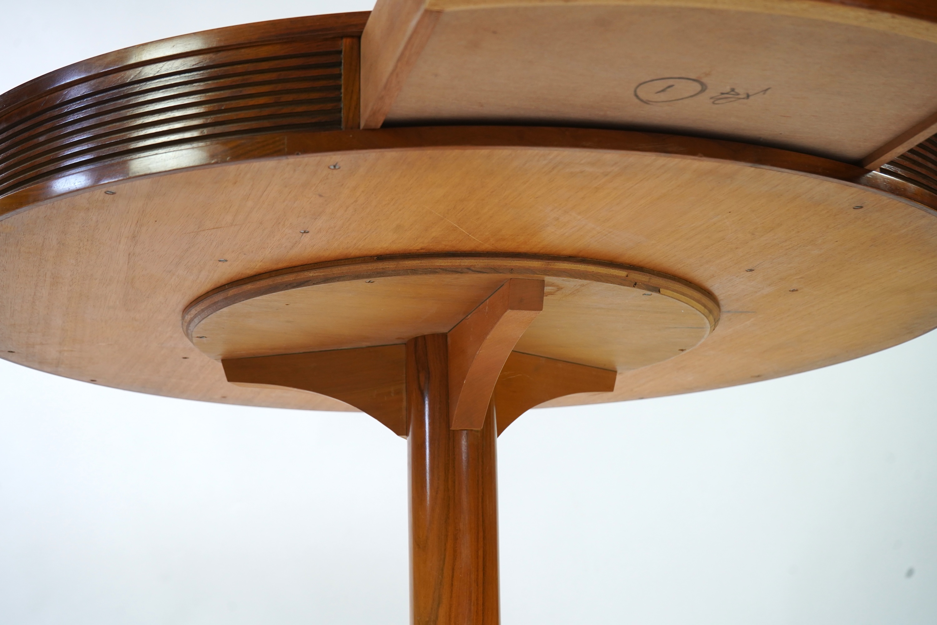 Robert Heritage (1927-2008) for Archie Shine: A 'Bridgford' Indian rosewood drum table